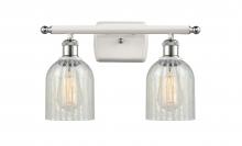 Innovations Lighting 516-2W-WPC-G2511 - Caledonia - 2 Light - 15 inch - White Polished Chrome - Bath Vanity Light