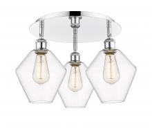 Innovations Lighting 516-3C-PC-G652-8 - Cindyrella - 3 Light - 20 inch - Polished Chrome - Flush Mount