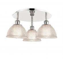 Innovations Lighting 516-3C-PN-G422 - Arietta - 3 Light - 20 inch - Polished Nickel - Flush Mount