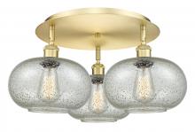 Innovations Lighting 516-3C-SG-G249 - Gorham - 3 Light - 21 inch - Satin Gold - Flush Mount