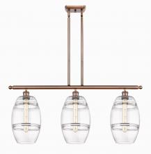 Innovations Lighting 516-3I-AC-G557-8CL - Vaz - 3 Light - 36 inch - Antique Copper - Cord hung - Island Light