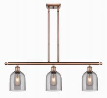 Innovations Lighting 516-3I-AC-G558-6SM - Bella - 3 Light - 36 inch - Antique Copper - Cord hung - Island Light