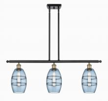 Innovations Lighting 516-3I-BAB-G557-6BL - Vaz - 3 Light - 36 inch - Black Antique Brass - Cord hung - Island Light