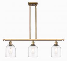 Innovations Lighting 516-3I-BB-G558-6CL - Bella - 3 Light - 36 inch - Brushed Brass - Cord hung - Island Light