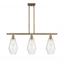 Innovations Lighting 516-3I-BB-G654-7 - Cindyrella - 3 Light - 36 inch - Brushed Brass - Cord hung - Island Light