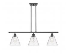  516-3I-BK-GBC-84 - Berkshire - 3 Light - 36 inch - Matte Black - Cord hung - Island Light