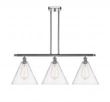 Innovations Lighting 516-3I-PC-GBC-122 - Berkshire - 3 Light - 39 inch - Polished Chrome - Cord hung - Island Light