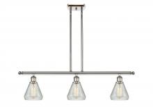 Innovations Lighting 516-3I-PN-G275 - Conesus - 3 Light - 36 inch - Polished Nickel - Cord hung - Island Light