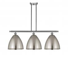 Innovations Lighting 516-3I-SN-MBD-12-SN - Bristol - 3 Light - 39 inch - Brushed Satin Nickel - Cord hung - Island Light