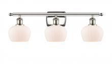 Innovations Lighting 516-3W-PN-G91 - Fenton - 3 Light - 27 inch - Polished Nickel - Bath Vanity Light