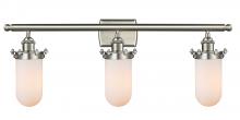 Innovations Lighting 516-3W-SN-CE231-W - Kingsbury - 3 Light - 24 inch - Brushed Satin Nickel - Bath Vanity Light