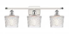 Innovations Lighting 516-3W-WPC-G402 - Niagara - 3 Light - 27 inch - White Polished Chrome - Bath Vanity Light