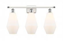 Innovations Lighting 516-3W-WPC-G651-7 - Cindyrella - 3 Light - 27 inch - White Polished Chrome - Bath Vanity Light