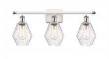 Innovations Lighting 516-3W-WPC-G654-6 - Cindyrella - 3 Light - 26 inch - White Polished Chrome - Bath Vanity Light