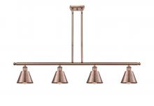 Innovations Lighting 516-4I-AC-M8 - Smithfield - 4 Light - 48 inch - Antique Copper - Cord hung - Island Light