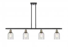 Innovations Lighting 516-4I-BAB-G259 - Caledonia - 4 Light - 48 inch - Black Antique Brass - Cord hung - Island Light