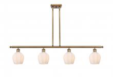 Innovations Lighting 516-4I-BB-G461-6 - Norfolk - 4 Light - 48 inch - Brushed Brass - Cord hung - Island Light