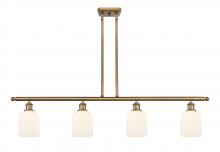 Innovations Lighting 516-4I-BB-G559-5GWH - Bridal Veil - 4 Light - 48 inch - Brushed Brass - Cord hung - Island Light