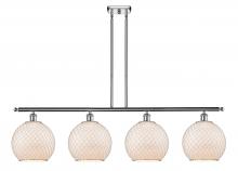 Innovations Lighting 516-4I-PC-G121-10CSN - Farmhouse Chicken Wire - 4 Light - 48 inch - Polished Chrome - Cord hung - Island Light