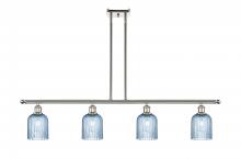  516-4I-PN-G559-5BL - Bridal Veil - 4 Light - 48 inch - Polished Nickel - Cord hung - Island Light