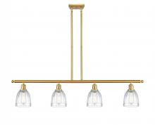 Innovations Lighting 516-4I-SG-G442 - Brookfield - 4 Light - 48 inch - Satin Gold - Cord hung - Island Light