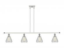 Innovations Lighting 516-4I-WPC-G275 - Conesus - 4 Light - 48 inch - White Polished Chrome - Cord hung - Island Light