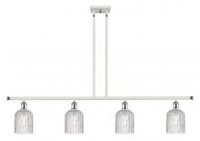 Innovations Lighting 516-4I-WPC-G559-5CL - Bridal Veil - 4 Light - 48 inch - White Polished Chrome - Cord hung - Island Light