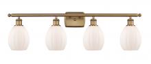 Innovations Lighting 516-4W-BB-G81 - Eaton - 4 Light - 36 inch - Brushed Brass - Bath Vanity Light