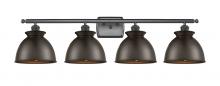 Innovations Lighting 516-4W-OB-M14-OB - Adirondack - 4 Light - 38 inch - Oil Rubbed Bronze - Bath Vanity Light