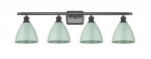 Innovations Lighting 516-4W-OB-MBD-75-SF - Plymouth - 4 Light - 38 inch - Oil Rubbed Bronze - Bath Vanity Light