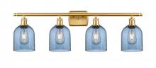 Innovations Lighting 516-4W-SG-G558-6BL - Bella - 4 Light - 36 inch - Satin Gold - Bath Vanity Light