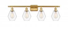 Innovations Lighting 516-4W-SG-G652-6 - Cindyrella - 4 Light - 36 inch - Satin Gold - Bath Vanity Light