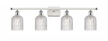 Innovations Lighting 516-4W-WPC-G559-5CL - Bridal Veil - 4 Light - 35 inch - White Polished Chrome - Bath Vanity Light