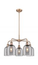 Innovations Lighting 516-5CR-AC-G558-6SM - Bella - 5 Light - 24 inch - Antique Copper - Chandelier