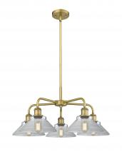 Innovations Lighting 516-5CR-BB-G132 - Orwell - 5 Light - 26 inch - Brushed Brass - Chandelier