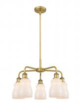 Innovations Lighting 516-5CR-BB-G391 - Ellery - 5 Light - 23 inch - Brushed Brass - Chandelier