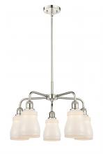 Innovations Lighting 516-5CR-PN-G391 - Ellery - 5 Light - 23 inch - Polished Nickel - Chandelier