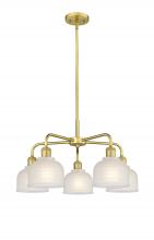 Innovations Lighting 516-5CR-SG-G411 - Dayton - 5 Light - 24 inch - Satin Gold - Chandelier