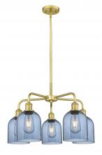 Innovations Lighting 516-5CR-SG-G558-6BL - Bella - 5 Light - 24 inch - Satin Gold - Chandelier