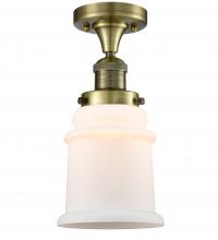 Innovations Lighting 517-1CH-AB-G181 - Canton - 1 Light - 6 inch - Antique Brass - Semi-Flush Mount