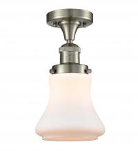 Innovations Lighting 517-1CH-SN-G191 - Bellmont - 1 Light - 6 inch - Brushed Satin Nickel - Semi-Flush Mount