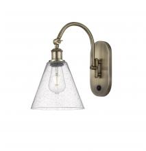 Innovations Lighting 518-1W-AB-GBC-84 - Berkshire - 1 Light - 8 inch - Antique Brass - Sconce