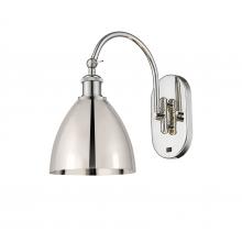 Innovations Lighting 518-1W-PN-MBD-75-PN - Bristol - 1 Light - 8 inch - Polished Nickel - Sconce