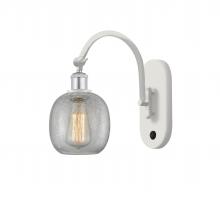 Innovations Lighting 518-1W-WPC-G105 - Belfast - 1 Light - 6 inch - White Polished Chrome - Sconce