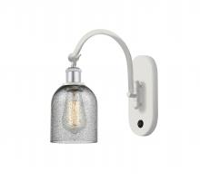 Innovations Lighting 518-1W-WPC-G257 - Caledonia - 1 Light - 5 inch - White Polished Chrome - Sconce