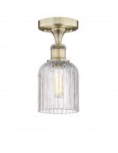 Innovations Lighting 616-1F-AB-G559-5CL - Bridal Veil - 1 Light - 5 inch - Antique Brass - Semi-Flush Mount