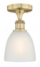 Innovations Lighting 616-1F-BB-G381 - Castile - 1 Light - 6 inch - Brushed Brass - Flush Mount