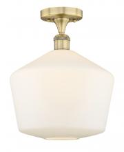 Innovations Lighting 616-1F-BB-G651-12 - Cindyrella - 1 Light - 12 inch - Brushed Brass - Semi-Flush Mount