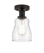 Innovations Lighting 616-1F-OB-G392 - Ellery - 1 Light - 5 inch - Oil Rubbed Bronze - Semi-Flush Mount