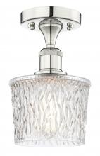 Innovations Lighting 616-1F-PN-G402 - Niagara - 1 Light - 7 inch - Polished Nickel - Semi-Flush Mount